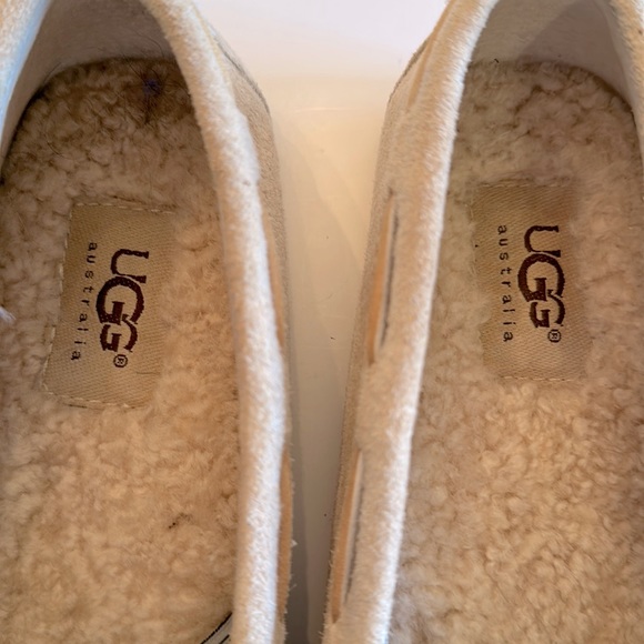 UGG Sherpa Lined Suede Driving Loafers - Picture 5 of 8